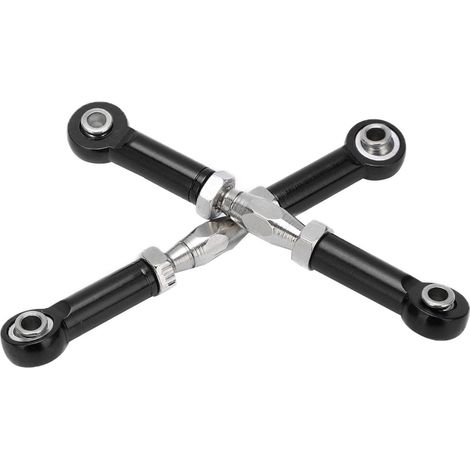 6,9 cm (2,7 Zoll) langer, hochbelastbarer Stabilisatorarm aus Aluminiumlegierung für die Vorderachse, passend für ferngesteuerte Autos im Maßstab 1:7, schwarz (1/5)