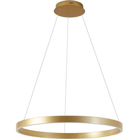 Lucande Lámpara colgante 'Yonam' en Dorado de Metal