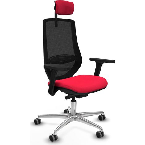 Piqueras et Crespo D086G2W Silla de Oficina Roja