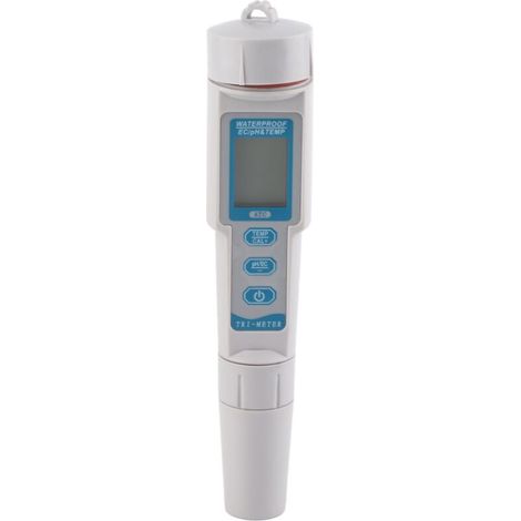 PH-983 3-in-1 Wasserqualitätsmessgerät: pH-Wert/Leitfähigkeit/Temperatur für Schwimmbäder und Labore (1/5)