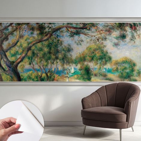 Papier peint autocollant adhésif avec imprimé motifs uniques apparence moderne Paysage balnéaire 250x104 cm (1/5)