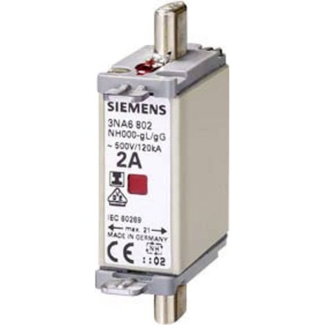 Siemens 3NA6810 Cartouche-fusible Taille du fusible = 0 25 A 500 V 3 pc(s)