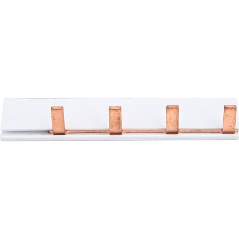 Barre omnibus de distribution pour disjoncteurs, en cuivre pur, boîtier PVC, 4 canaux, applications diverses (1/5)