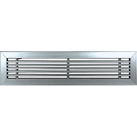 Grille linéaire de soufflage/reprise blanc 285 à 820 m3/h D 600x100mm S&P (UNELVENT) 850293