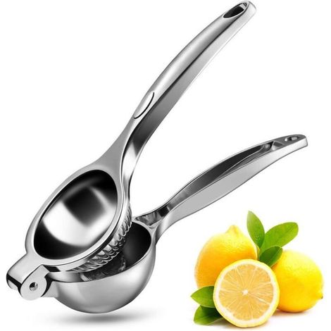 Presse-Citron Manuel Presse agrume à Levier - Robuste et Ergonomique - Anticorrosion - pour Citron, Orange, Ou Autres Fruits - (1/4)