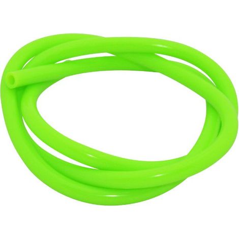 Durite essence 5mm - 6mm vert fluo tuyau carburant essence moteur hydrocarbure