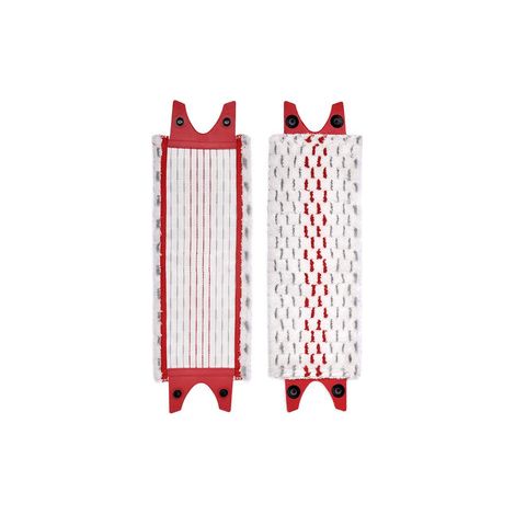 3 pièces gris‑rouge pour balai Vileda UltraMax/UltraMaT – Accessoire de remplacement pour nettoyage sol (1/5)