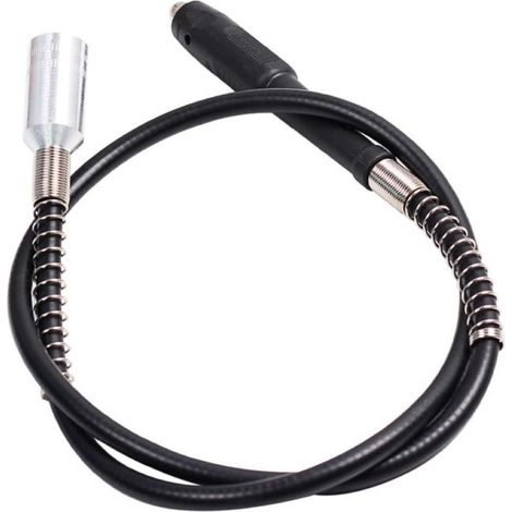 Rallonge de câble flexible 1 m pour perceuses rotatives (noire)