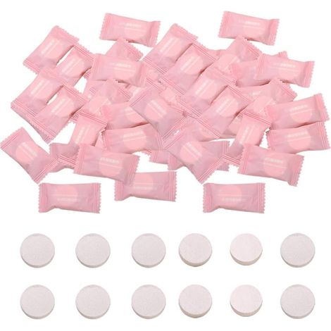 100 Pièces Portable Coin Tissu Jetable Mini Compressé Coton Serviette Biodégradable Coton Lingettes (1/5)