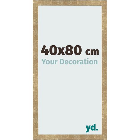 yd. - Cadre photo 40x80 - Or Antique - MDF - Bologna (1/5)