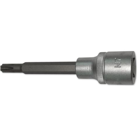 Douille mâle embout à crénaux ribe carré 1/2" long 100 mm - ribe m7