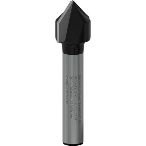 Bosch V-groove bits dovetail bits PRO Router Bit 90 x 1/2 Shank 1/4 2608628415