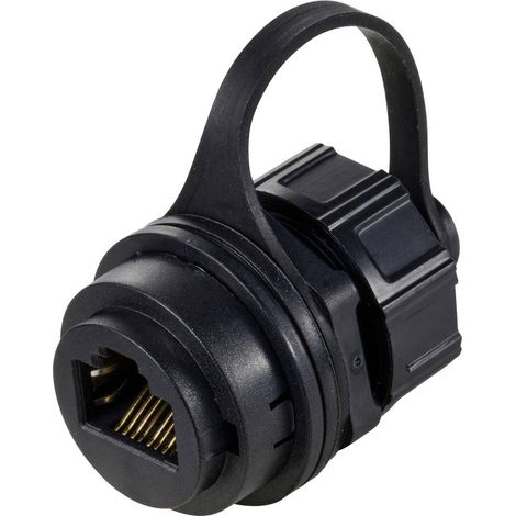 TRU COMPONENTS Presa da incasso RJ45 rotonda TC-12770440 Aiuto inserimento per RJ45 1 pz.