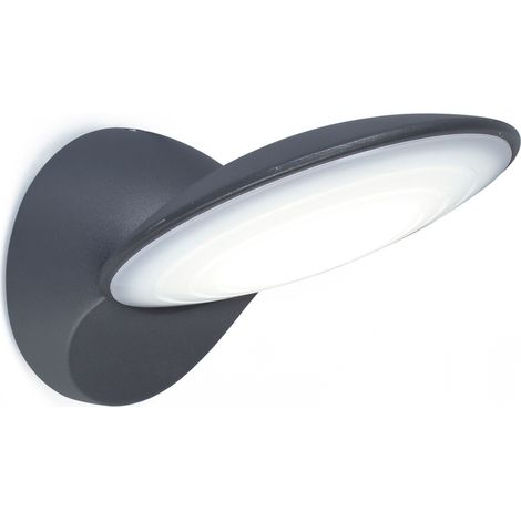 LED AUßENWANDLEUCHTE RUND 8,5W, 540LM, 3000K, IP44 ANTHR (1/3)