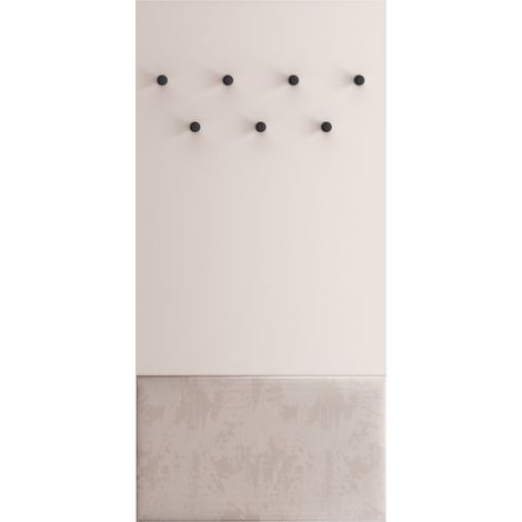 Selsey DIOCE - Appendiabiti a parete - 69 cm - grigio beige