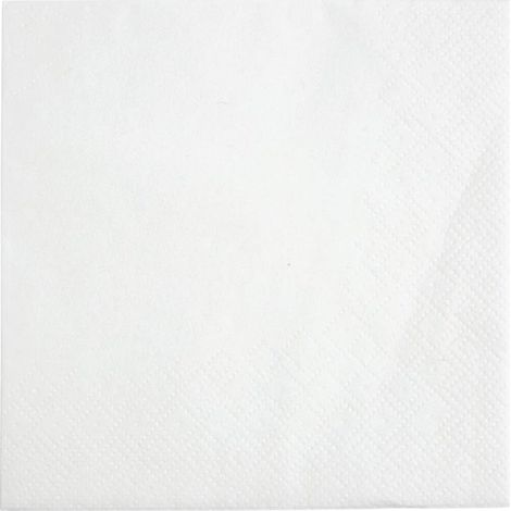 Serviettes Cocktail 2 Plis Format 1/4 Recyclable 240mm Blanches - Lot de 4000 - Fiesta (1/5)