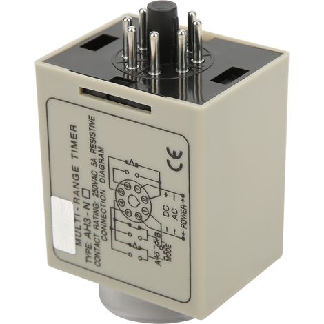 Mini-Zeitrelais AH3 NA, einstellbarer Mehrperiodenmodus A/B, AC 220 V, 50/60 Hz (1/5)