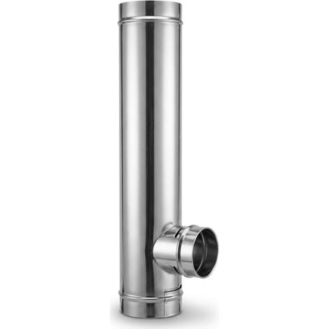 MAKA T 93° H 940 Canna Fumaria Coassiale Doppia Parete Inox Ø 150/230 mm (1/5)