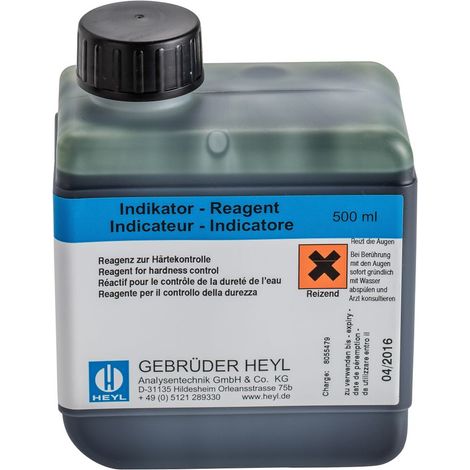 BWT Indikatorlösung 500ml 2,5-25,0 Grad dH, für Testomat 2000 Bob, 11861