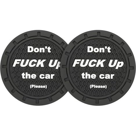 Lot de 2 porte-gobelets de voiture, 7 cm de large, PVC résistant aux rayures, unisexe, accessoires automobiles pour berlines. (1/4)