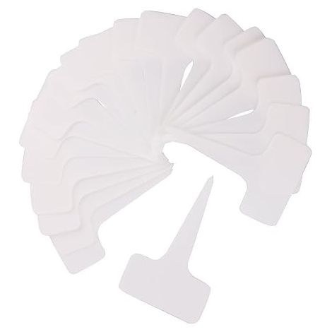 Lot de 200 étiquettes de jardin en plastique type T, marqueurs pour semis et plantes