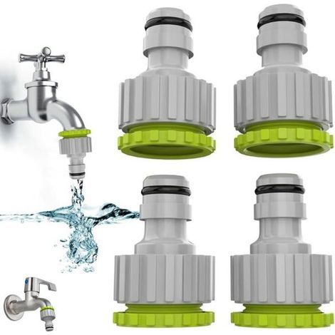 1/2" and 3/4" garden hose tap adapter, tap connector, garden hose adapterHigh quality enhances quality of life. (1/5)