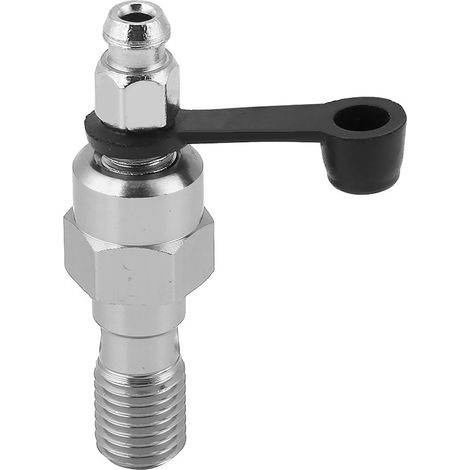 M10x1,25-mm-Entlüftungsschraube für Motorrad-Hauptbremszylinder und Bremssattel – Silberne Schutzkappe