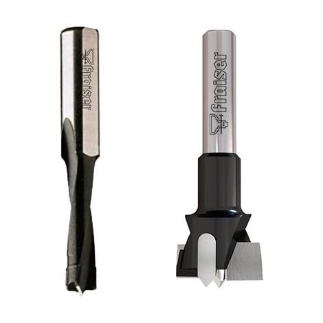 Perceuse de trous borgnes pour fraiseuse D=6 I=30 S=8 MAFELL & MANUAL - Fraiser