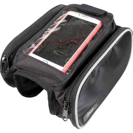 Borsa porta smartphone con tasche laterali universale bici (1/4)