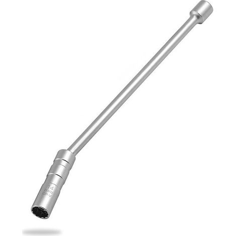Llave magnética giratoria de 360° para bujías de 14 mm - Vaso delgado de 12 muescas para bujías - 3/8" - Herramienta para reparación de automóviles (1/5)