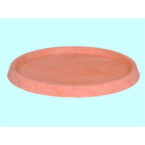 Sottovasi tondi Telcom per vasi Tropea - Impruneta:   26 cm. - vaso   cm. 34/40