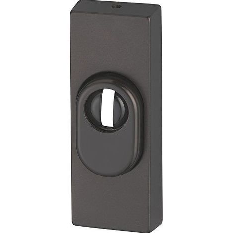 Abus 09403 RSZS316 B7 SB Rosette de protection avec protection de cylindre pour porte en metal Marron fonce