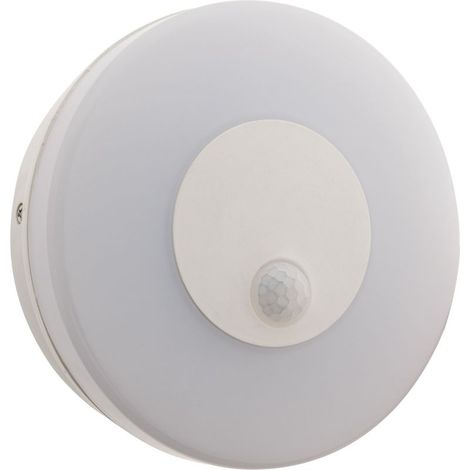 Hublot rond extérieur LED 12W IP65 avec détecteur de mouvement – Résistant aux intempéries – Installation rapide – Économie d'énergie (1/4)