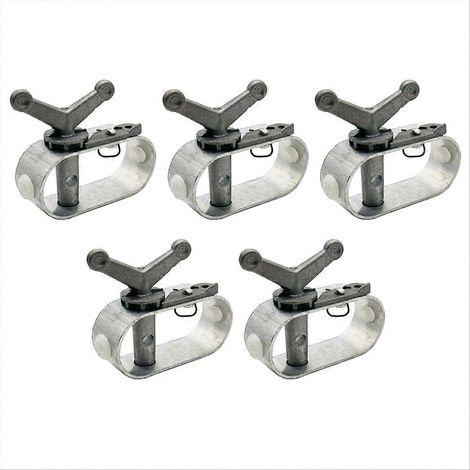 Tensor de mini cabrestante metálico, tensor de alambre trenzado a mano, 5 piezas ()