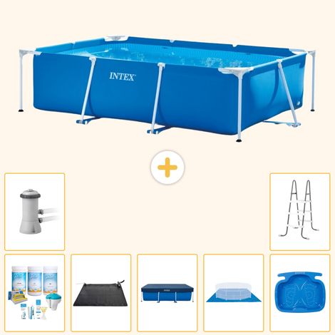 Intex Piscine Tubulaire Rectangulaire - 300x200x75 cm - 8-pièces  S21126 (1/3)
