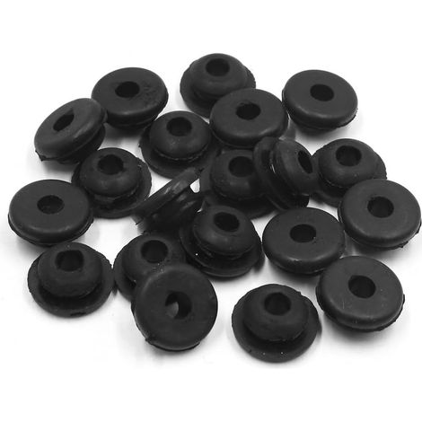 Joints Échappement Caoutchouc Noir pour Moto Scooter Couleur Noir, Matériau Caoutchouc, Empêche Dommages Surface, Pour Système Échappement (1/2)