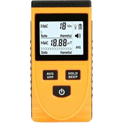 GM3120 Elektromagnetisches Strahlungsmessgerät, LCD-Digitaldetektor für Haushalts- und Bürogeräte