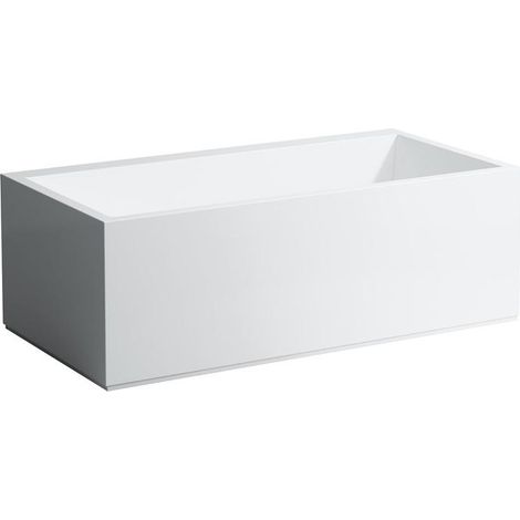 LAUFEN Kartell Mineralguß Badewanne Ecke rechts 1700x860x590mm, (1/5)