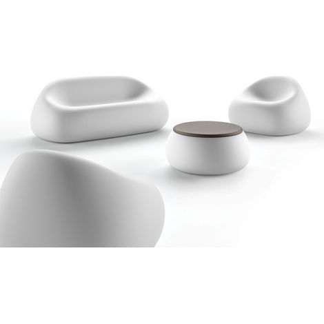 Gumball Sofa Biancodivano panca sofa seduta per esterno interno originale Plust di design moderna bar ristorante giardino hotel casa terrazza (1/2)