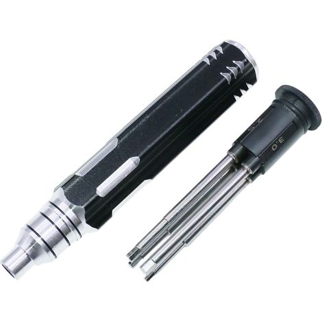 Kit de tournevis 1,5/2,0/2,5/3 mm pour modélisme, avion, 4 embouts pour modélisme, tournevis hexagonal essentiel (1/5)