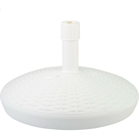 Base per Ombrellone Aktive 58 x 35 x 58 cm Bianco Plastica