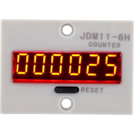 JDM11-6H Relais numérique électronique à affichage LED 6 chiffres sans compteur de tension AC110V