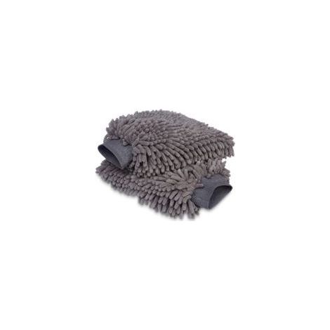 Mikrofaser-Waschhandschuh, Luxus-Autoreinigungstuch, 2er-Pack, Grau, 30 x 20 cm - Crezuo (1/5)