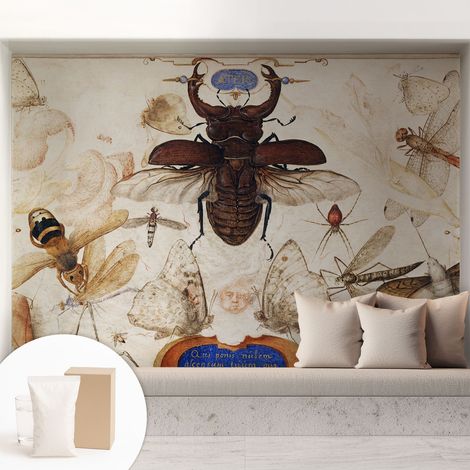 Carta Da Parati Non Tessuto - Decorazione Da Muro - Traspirante - Con Motivo - Per Camera Da Letto Cucina Armonia naturale 208x146 cm (1/5)