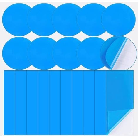 Reparaturflicken - 10 Stück - PVC-Aufkleber - Wasserdicht - Einfach zu verwenden
