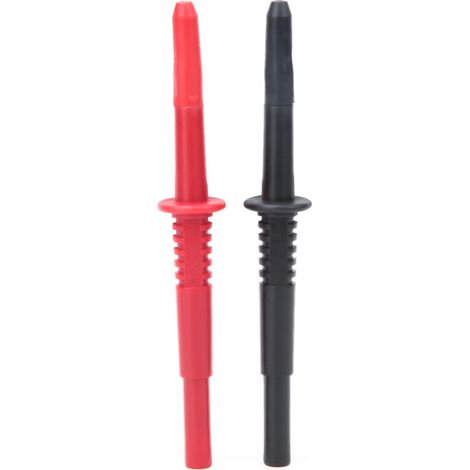 Conector de sonda de prueba tipo banana P5011 de 4 mm, 2 piezas, cable para multímetro -Crezuo