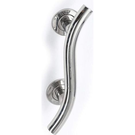 Rambardes courbes en acier inoxydable, poignée de porte en acier inoxydable (1/3)