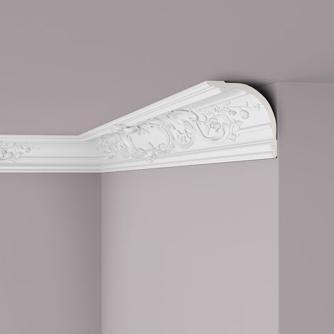 Cornisa NMC Z41 ARSTYL Noel Marquet Moldura decorativa Perfil de estuco diseño atemporal clásico blanco 2 m