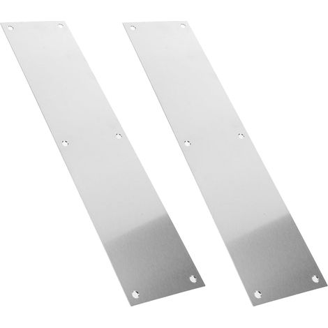 de protection en acier inoxydable brossé 89 x 381 mm pour (1/5)