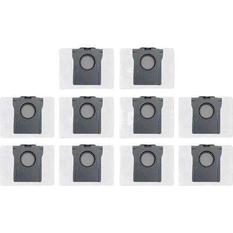 Compatible avec l'aspirateur robot Dreame X40 Ultra Bot X40/X40 Pro : brosse principale de rechange, filtre HEPA, lingettes de nettoyage, sacs à poussière, pièces détachées et accessoires (10 pièces). (1/3)